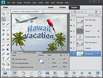 adobe photoshop elements 11 cannot open two images in la